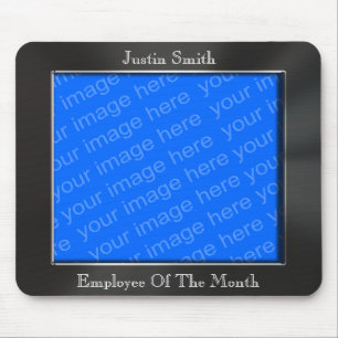 Empregado do quadro Mousepad da foto do mês