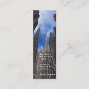 empresa de construção cartão de visita