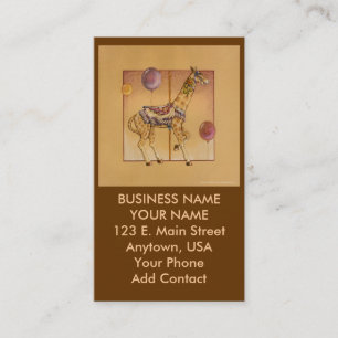 Empresas - Cartão de visita - Carousel Giraffe