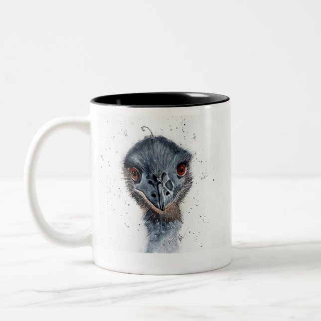 Emu na caneca de café (Esquerda)