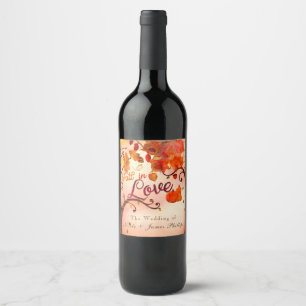 Enamorarse Etiquetas de vino personalizadas de Oto