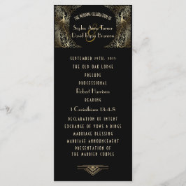 Encantador Programa de Casamento de Peacocks em De