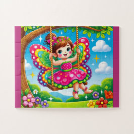 ENCANTANDO "FAIRY on a SWING" QUEBRA-CABEÇA JIGSAW
