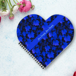 Encantando Folhas Automáticas Azuis