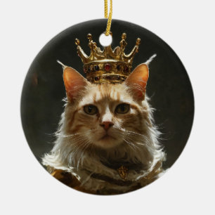 "Encantando Ornamentos de Gato"