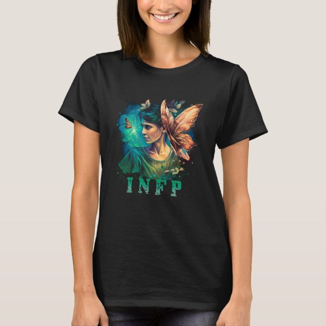 "Encantando T-Shirt de Fada INFP" (Frente)
