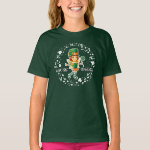 Encanto afortunado. T-shirt do dia de St Patrick