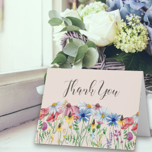 Encanto de Flor Silvestre Agradecimento Floral Cas