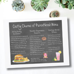 Encantos Caros do Menu da Paternidade