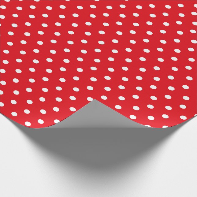 Encapsulamento de Presente de Papel Dotty Vermelho (Ponta)