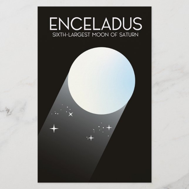 Enceladus Space Art. (Frente)