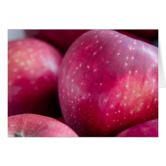 Encerramento do Cartão de Maçãs Vermelhas