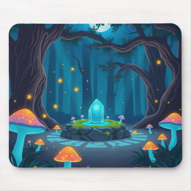 Enchanted Forest Crystal Mouse Pad (Frente)