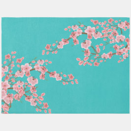 Enchanting Cherry Blossom Garden Area Rug
