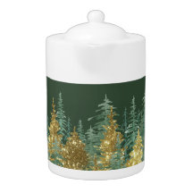 Enchanting Forest Holiday Pines Giant Coffee Mug