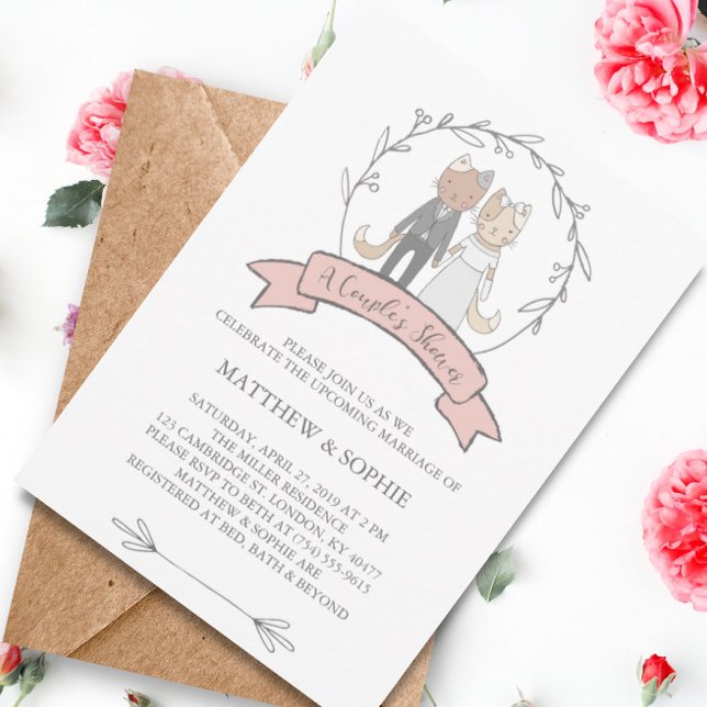 Encharcando Gatos Um Convite Para Chás De Casal (Criador carregado)