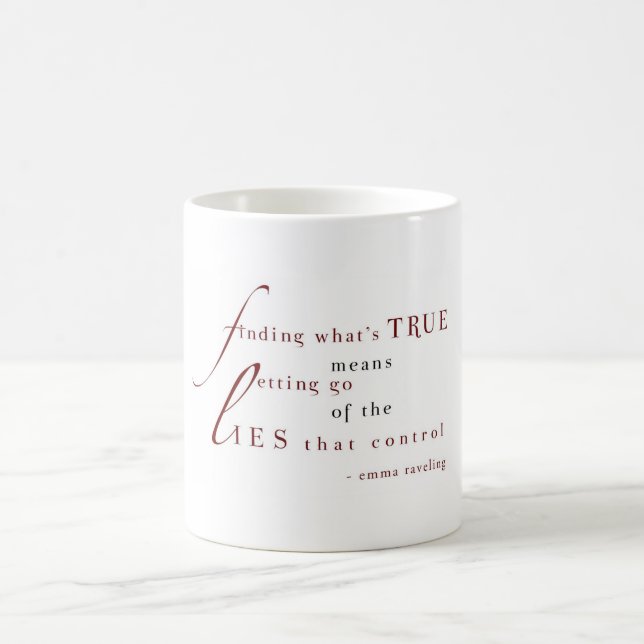 Encontrando o que é caneca de café verdadeira (Centro)