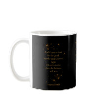 Encontre a Luz – Caneca de Café com Citação de Esp