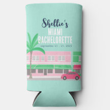 Encontre-me em Miami Bachelorette Can Cooler