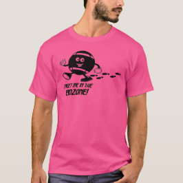 Encontre-me no Impressão de Camisa Negra de Cartoo