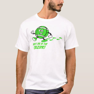 Encontre-me no Verde limão de T-Shirt da Cartoon E