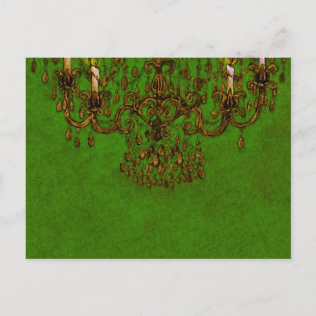Encontre-me sob o cartão postal ~ Chandelier (Frente)