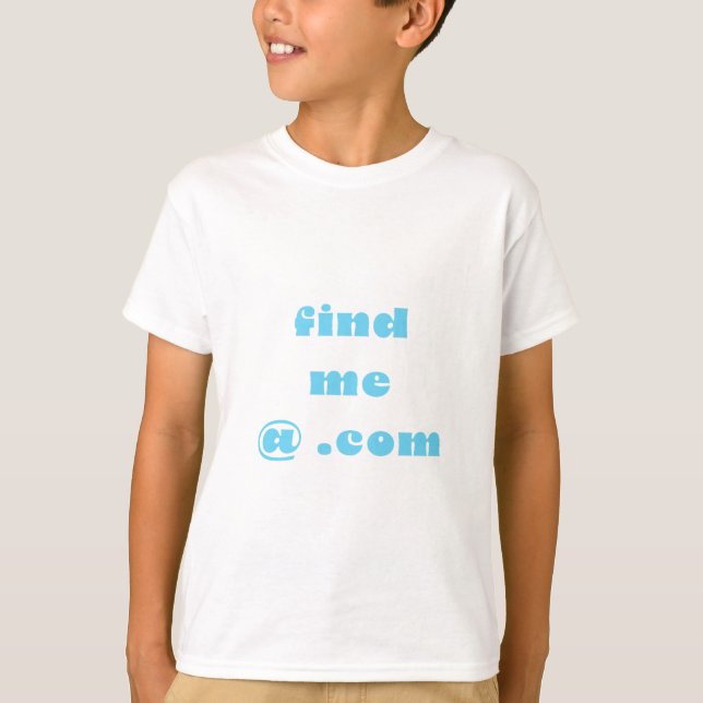 Encontre-me @ t-shirt .Com (Frente)