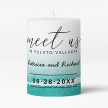 Encontre-nos no Casamento de Destino Teal Save The