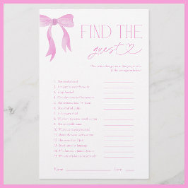 Encontre o Jogo do Chá de panela Rosa-Guest