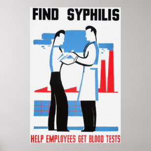 Encontre o Syphilis Poster