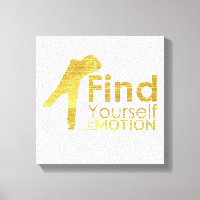 Encontre-se na Canvas de Movimento | DOURADO (Frente)