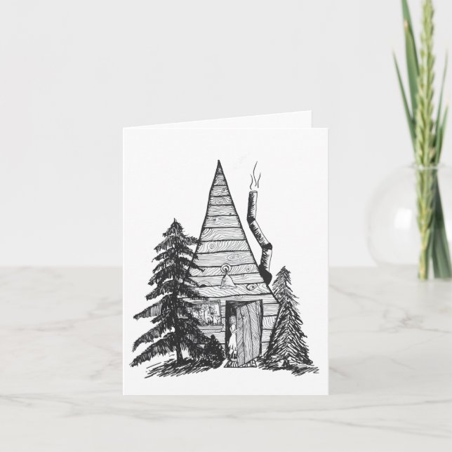 Encontre seu lugar feliz - Cartão (Frente)