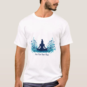 Encontre sua camisa de meditação de paz interna