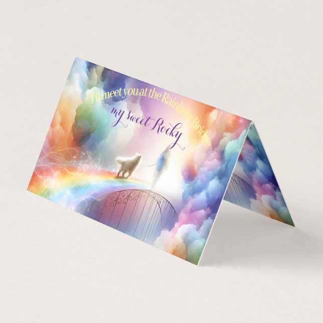 Encontro-te na Ponte do Arco-íris  (Frente)