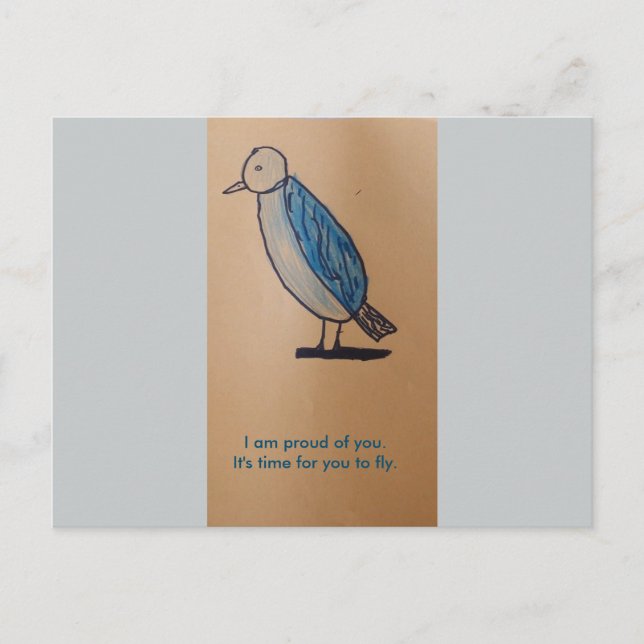 Encorajamento de cartão postado (Frente)