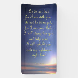 Encorajamento, Não Teme Banner - Isaiah 41:10