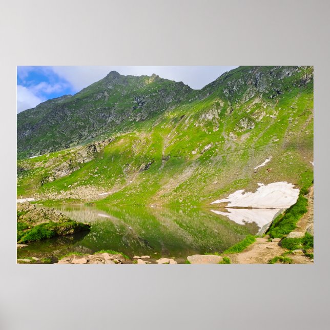 Encosta da Montanha do Lago Balea – Impressão Alpi (Frente)
