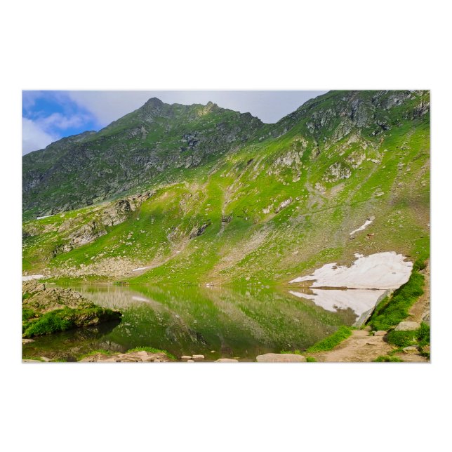 Encosta da Montanha do Lago Balea – Impressão Alpi (Frente)