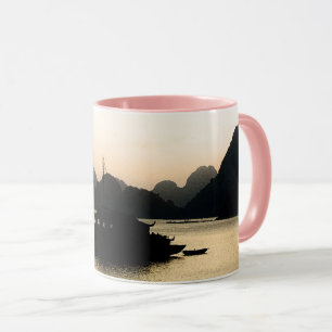 Encosta, Sunset, caneca de arte no Vietnã (Feriad