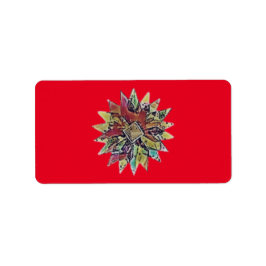 Endereço CHRISTMAS Etiquetas saudações sazonais