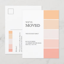 Endereço da nova casa rosa pêssego anúncio