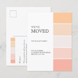 Endereço da nova casa rosa pêssego anúncio