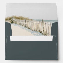 Endereço de Devolução Ardósia Verde Serif Cape Cod