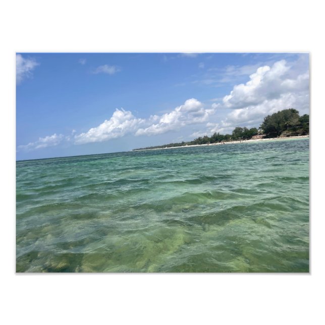 Endless Blue – Impressão de Foto da Costa do Ocean (Frente)