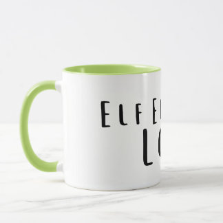 Energia de Elfo: Caneca Engraçada e Cansada