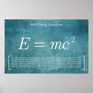 Energia em Massa - Poster de Matemática