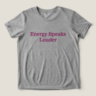 Energia Fala Mais Alto - Espiritual Vibes T-Shirt