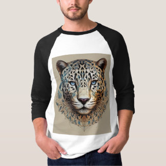 Energia Fractal: Camisa Geométrica Jaguar.