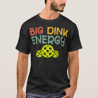 Energia Retro Big Dink de Pickleball Camisa engraç