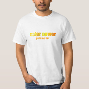 Energias solares quentes! Camisas leves